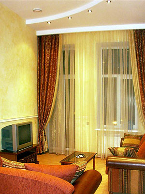Kiev apartment, living room 