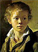 by Vasily Tropinin. Portrait of the Artist's Son