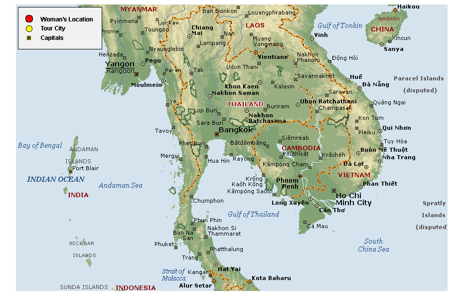 Our Tour's Map